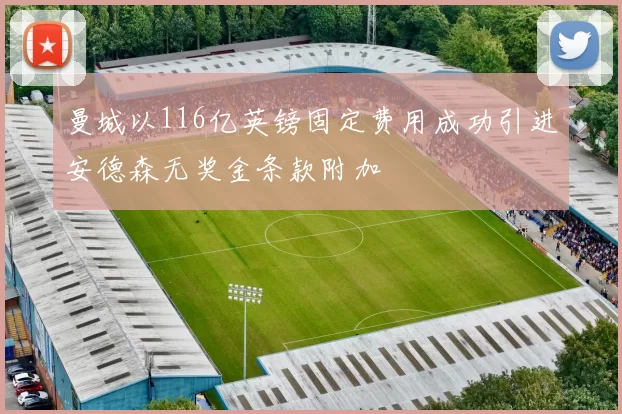 曼城以116亿英镑固定费用成功引进安德森无奖金条款附加